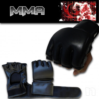 GUANTI MMA SPORTECH PU GUANTONI STREET FIGHT AEROBOX FIT BOXE SACCO  foto-14458