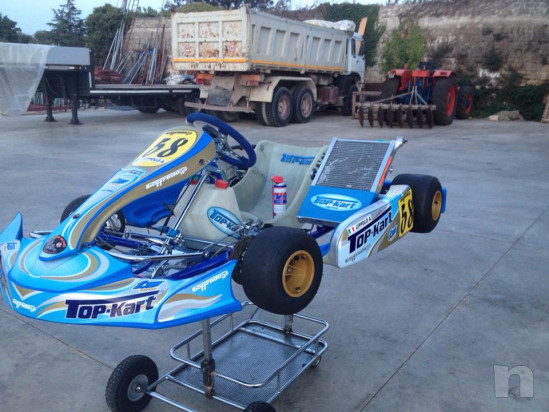 go  kart 125 telaio top kart 2014 motore tm completo di accessori foto-27504