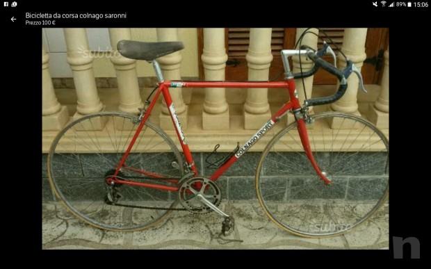 bicicletta colnago saronni rosso foto-1472