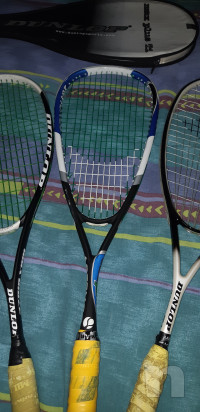 Tre racchette Squash + due custodie foto-27960