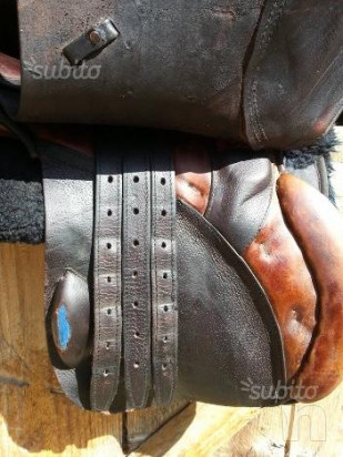 Sella artigianale da salto 17" foto-28925