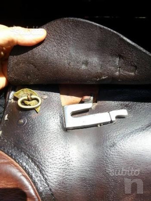 Sella artigianale da salto 17" foto-28924