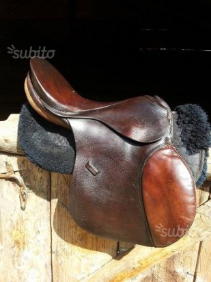 Sella artigianale da salto 17" foto-15307