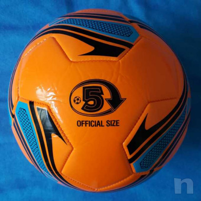Pallone in cuoio - Arancio fluorescente - Nuovo foto-29199