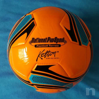 Pallone in cuoio - Arancio fluorescente - Nuovo foto-29200