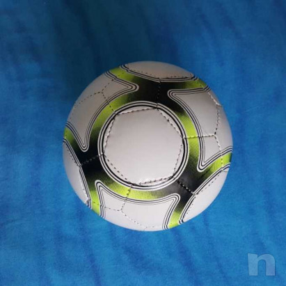 Pallone in cuoio - Biancogiallo - Nuovo foto-15442