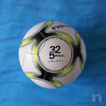 Pallone in cuoio - Biancogiallo - Nuovo foto-29207