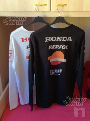 T-short manica lunga sponsor honda ORIGINALI foto-29270