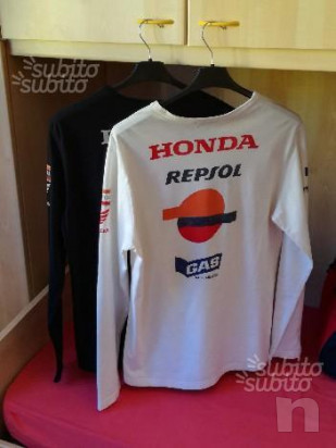 T-short manica lunga sponsor honda ORIGINALI foto-15469