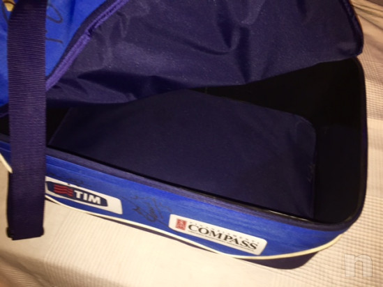 Borsone ufficiale italia campione del mondo 2006 autografa titolari Berlino foto-29443