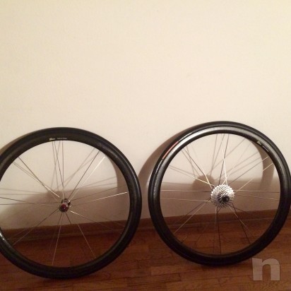 . ruote corima  viva s 32 mm conplete di  tubolari tufo. 25 mm foto-1559