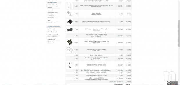 PINNE, MUTA, PESI, FUCILE E ALTRO MAI ENTRATI IN ACQUA foto-30000