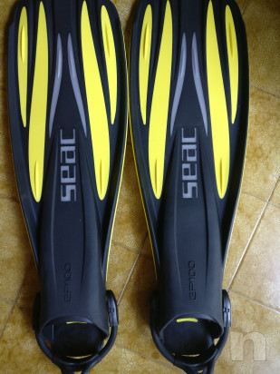 Pinne Nuove Seac GP100 XL + Calzari Nuovi (Misura 43-45 ) foto-15907