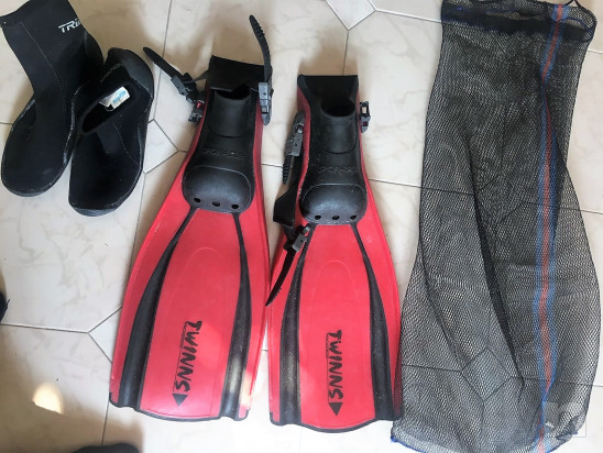Pinne Snorkeling Immersioni Sporasub con corredo foto-30336