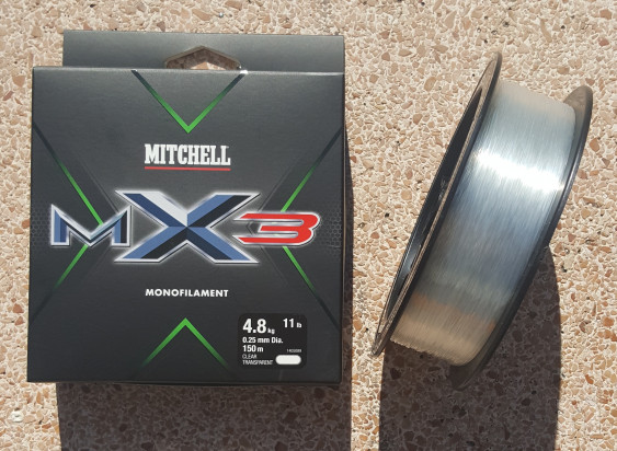 Monofilo Mitchell MX3 150Mt Clear  foto-30499