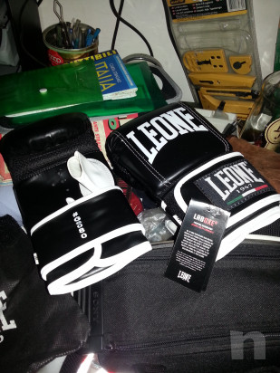 Guantoni da box Leone e sacco per box foto-30594