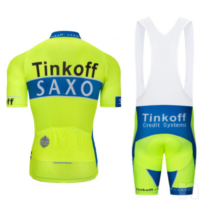 Salopette Saxo Tinkoff completo bici estivo foto-30821
