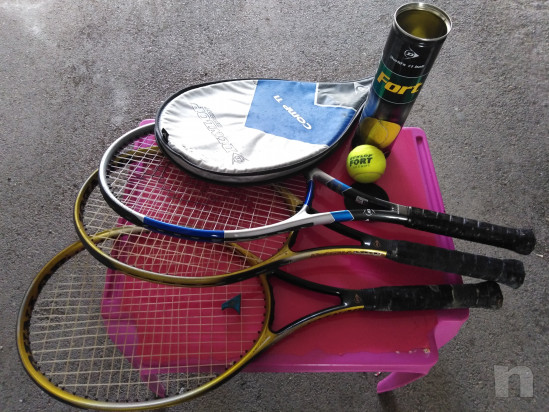 Racchette Dunlop più tubo palline Dunlop Fort foto-16224