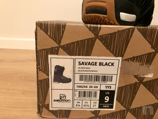 Scarponi snowboard salomon Savage Black foto-32605