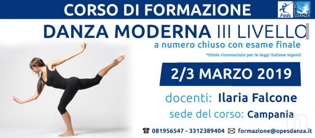 Corso di formazione per insegnanti in Danza Moderna III Livello organizzato da Feds/Opes Danza  foto-17328