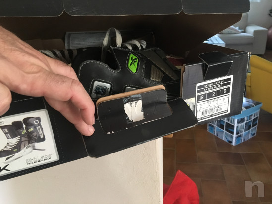 Pattini da Ghiaccio REEBOK HOCKEY JUNIOR taglia 34 foto-17350