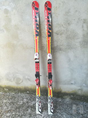 Sci Volkl Racetiger GS 175cm - radius 21,0 con attacchi comp marker 20,0 foto-17384