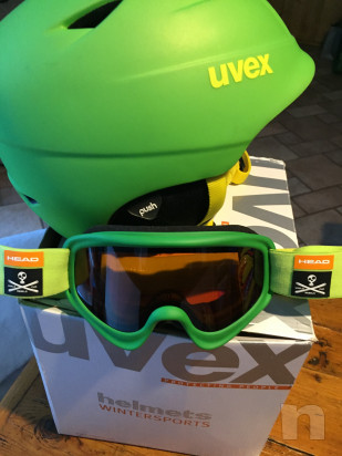 Casco Uvex + mascherina foto-17446