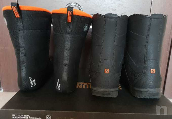 Scarponi Snowboard Salomon Faction Boa tg 42 2/3  foto-33317