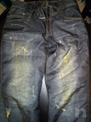 Pantaloni da sci uomo effetto jeans foto-17586