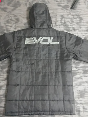 Giubbotto Calcio EVOL nero e grigio foto-33707