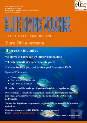 Voucher 10 immersioni da barca a Sharm el Sheikh foto-33811