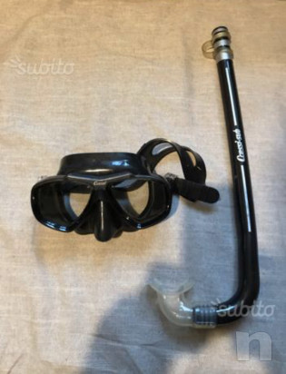 Maschera Cressi + pinne foto-34018