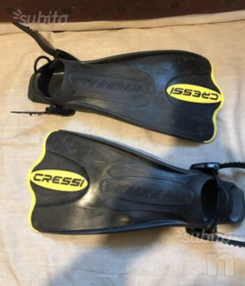 Maschera Cressi + pinne foto-34017