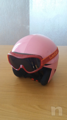 CASCO E MASCHERINA SCI JUNIOR BIMBA 52-55 cm. foto-17780