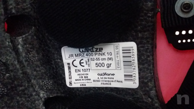 CASCO E MASCHERINA SCI JUNIOR BIMBA 52-55 cm. foto-34098