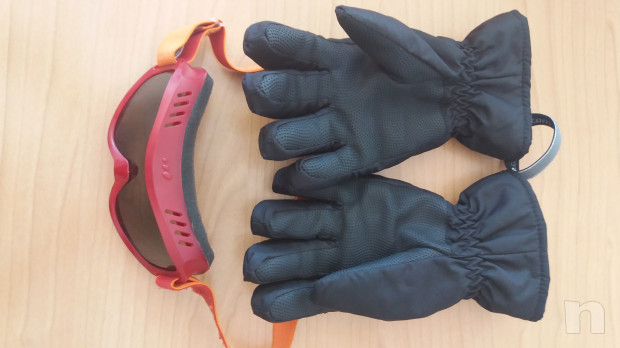 GUANTI E MASCHERINA SCI JUNIOR TAGLIA 10ANNI foto-34099