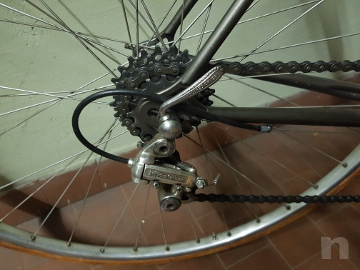 BICICLETTA ANNI 80 EX DA CORSA ADATTATA A BICI DA CITTA’ foto-34200