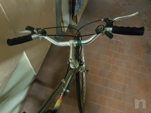 BICICLETTA ANNI 80 EX DA CORSA ADATTATA A BICI DA CITTA’ foto-34199
