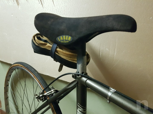 BICICLETTA ANNI 80 EX DA CORSA ADATTATA A BICI DA CITTA’ foto-34202