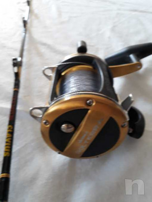  canna e mulinello  da traina   foto-35114