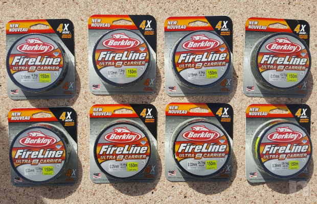 TRECCIATO BERKLEY FIRELINE ULTRA 8 Crystal o Fluo Green foto-35278