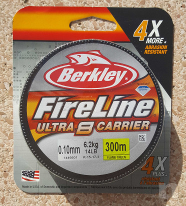 TRECCIATO BERKLEY FIRELINE ULTRA 8 Crystal o Fluo Green foto-35281
