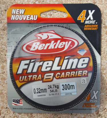 TRECCIATO BERKLEY FIRELINE ULTRA 8 Crystal o Fluo Green foto-35279