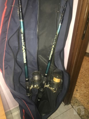 5 canne da pesca (3 da fondo è 2 da spinning) foto-3019