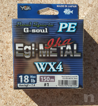 Trecciato Made in Japan YGK G-soul PE Egi-Metal Ika WX4 foto-35361