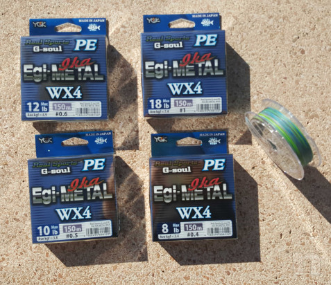 Trecciato Made in Japan YGK G-soul PE Egi-Metal Ika WX4 foto-18361
