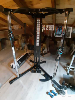 Palestra multifunzione con cavi e panca foto-18428