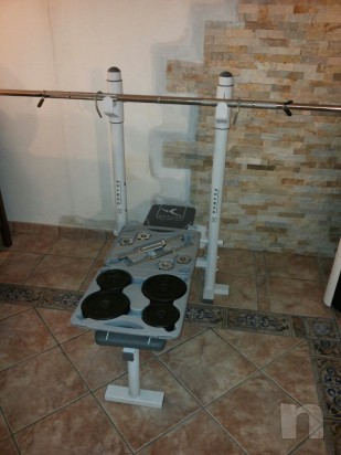 Panca domyos + bilanciere + valigetta  foto-3063