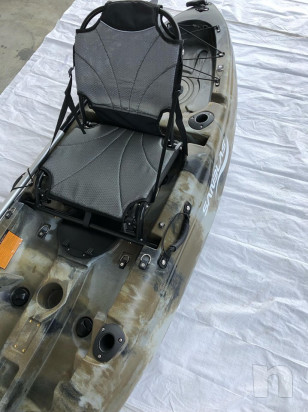 Canoa Sanblas Rocky da pesca con seduta alta foto-36403