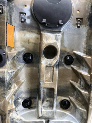 Canoa sanblas rocky pesca con seduta e pagaia foto-36411